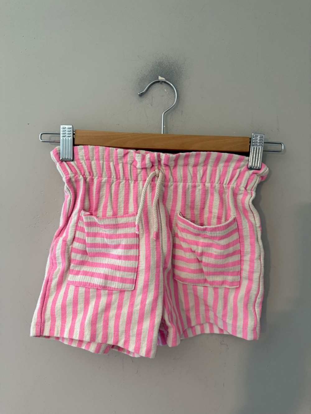 $15 ADD ON Zara girls paper bag shorts 6Y stripe cotton on kids abercrombie